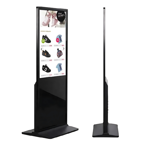 totem publicitario vista perfil derecho