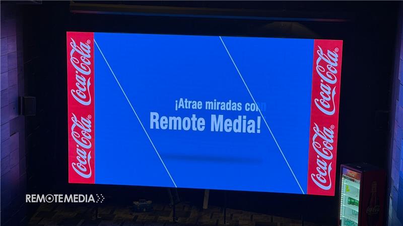 pantalla led para auditorio cocacola